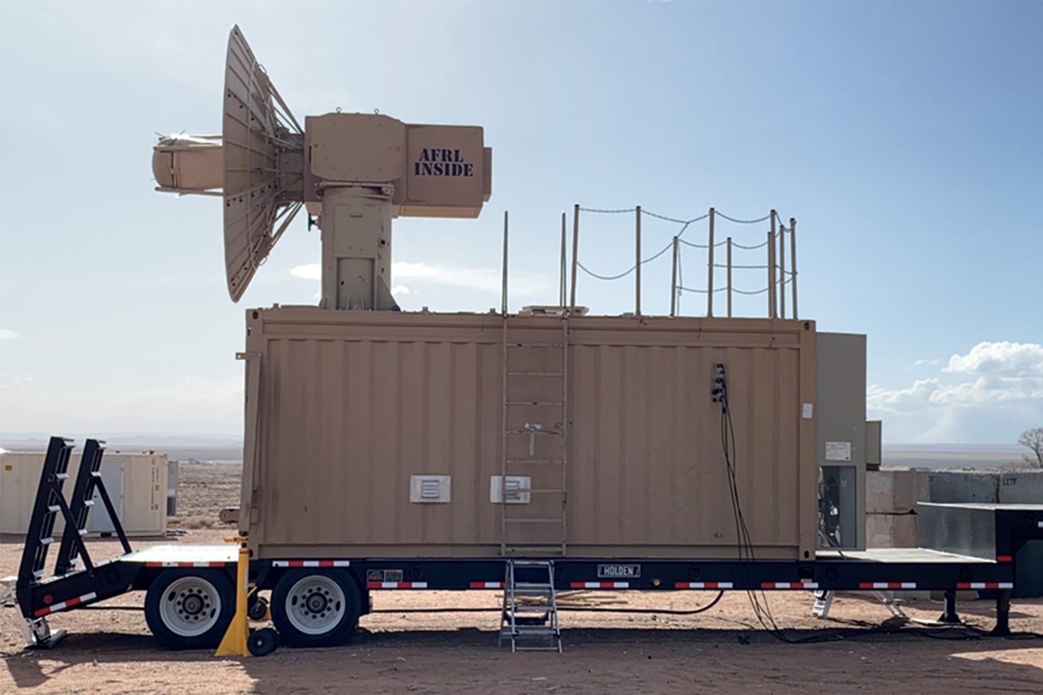 The US’s Tactical High-Power Operational Responder, or THOR, a high-powered microwave weapon that can disable a swarm of drones