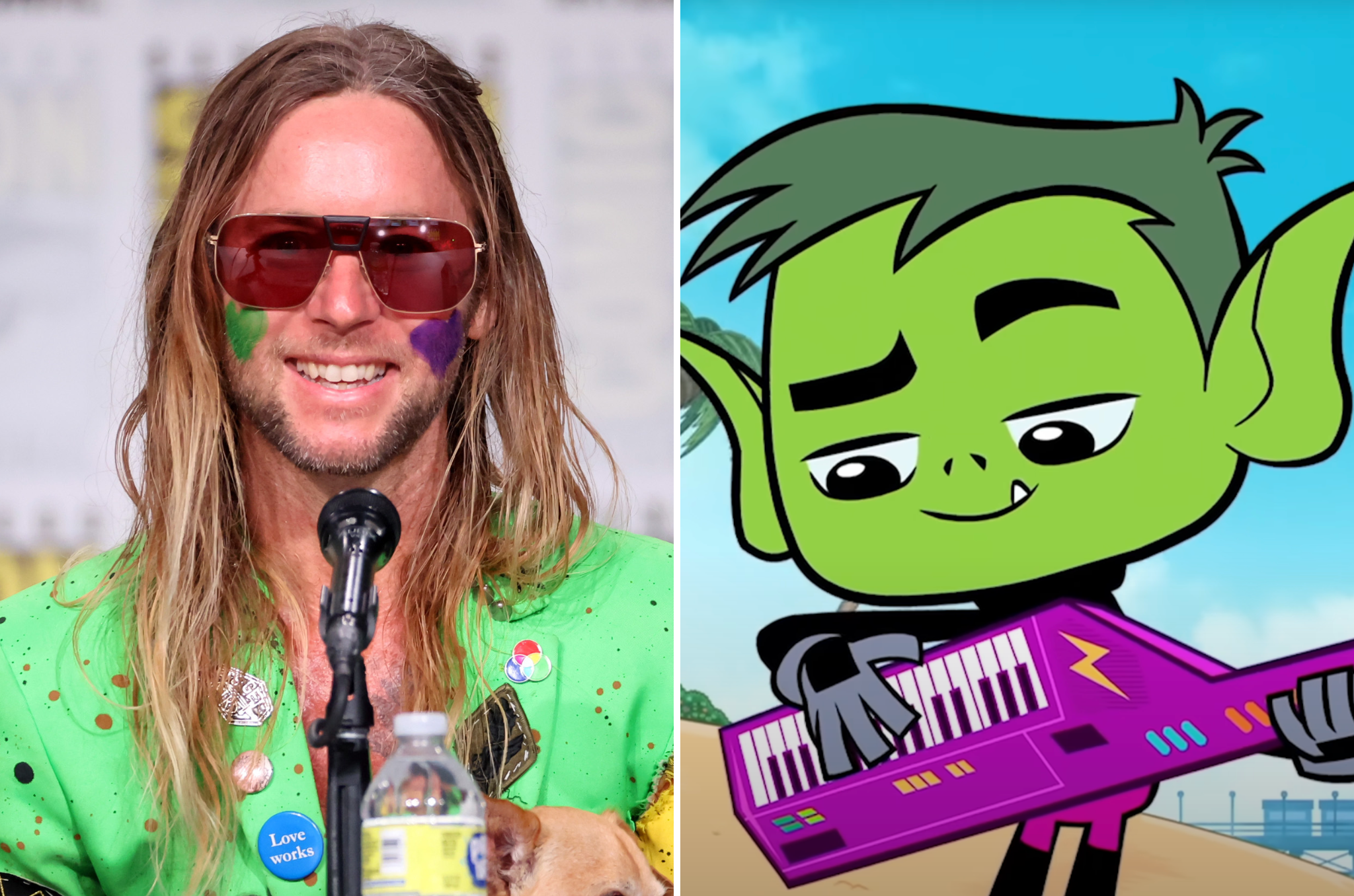 Greg Cipes dublou vários personagens de 'Teen Titans', incluindo Beast Boy, na série de desenhos animados originais e numerosos spinoffs