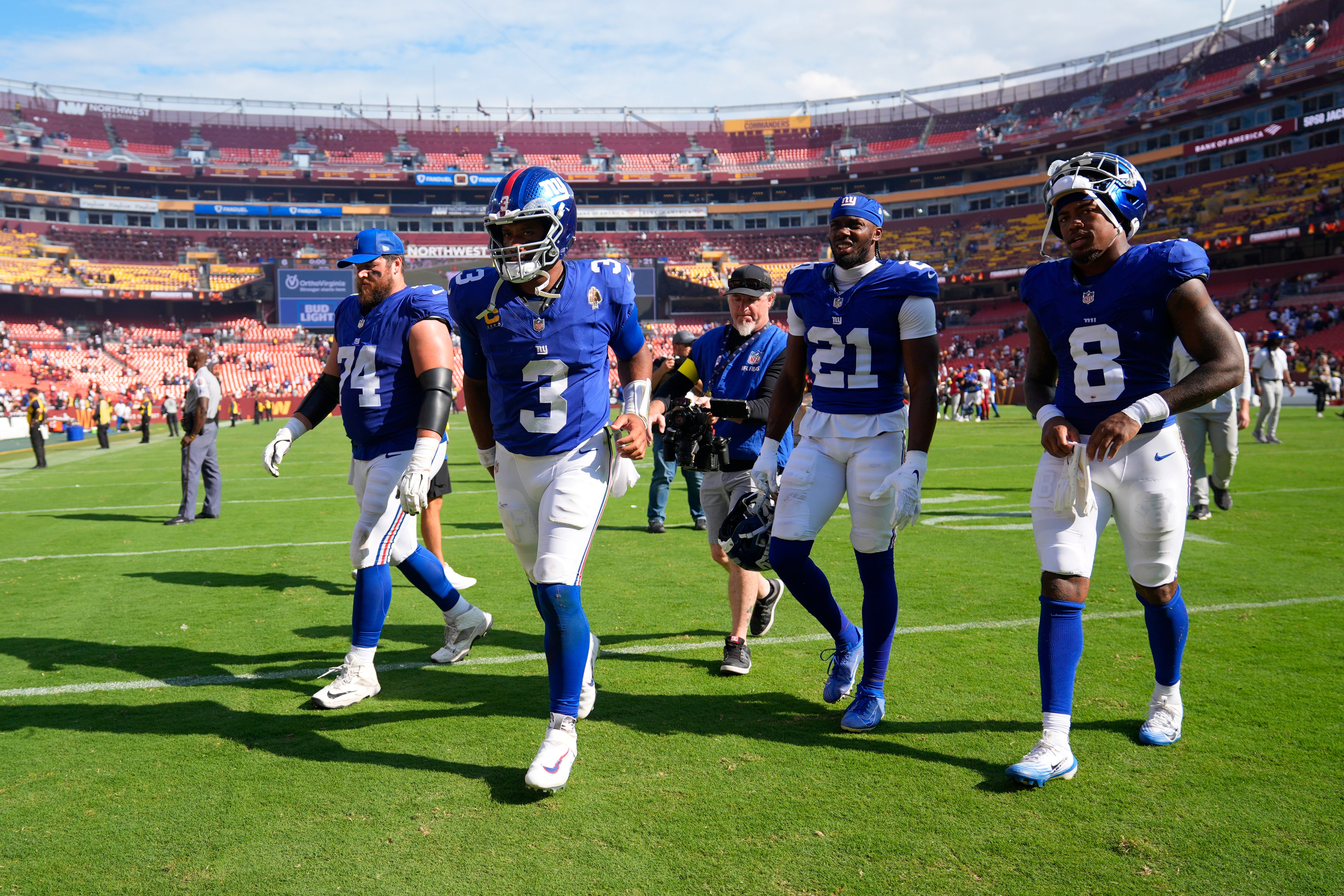 Giants Commanders Football