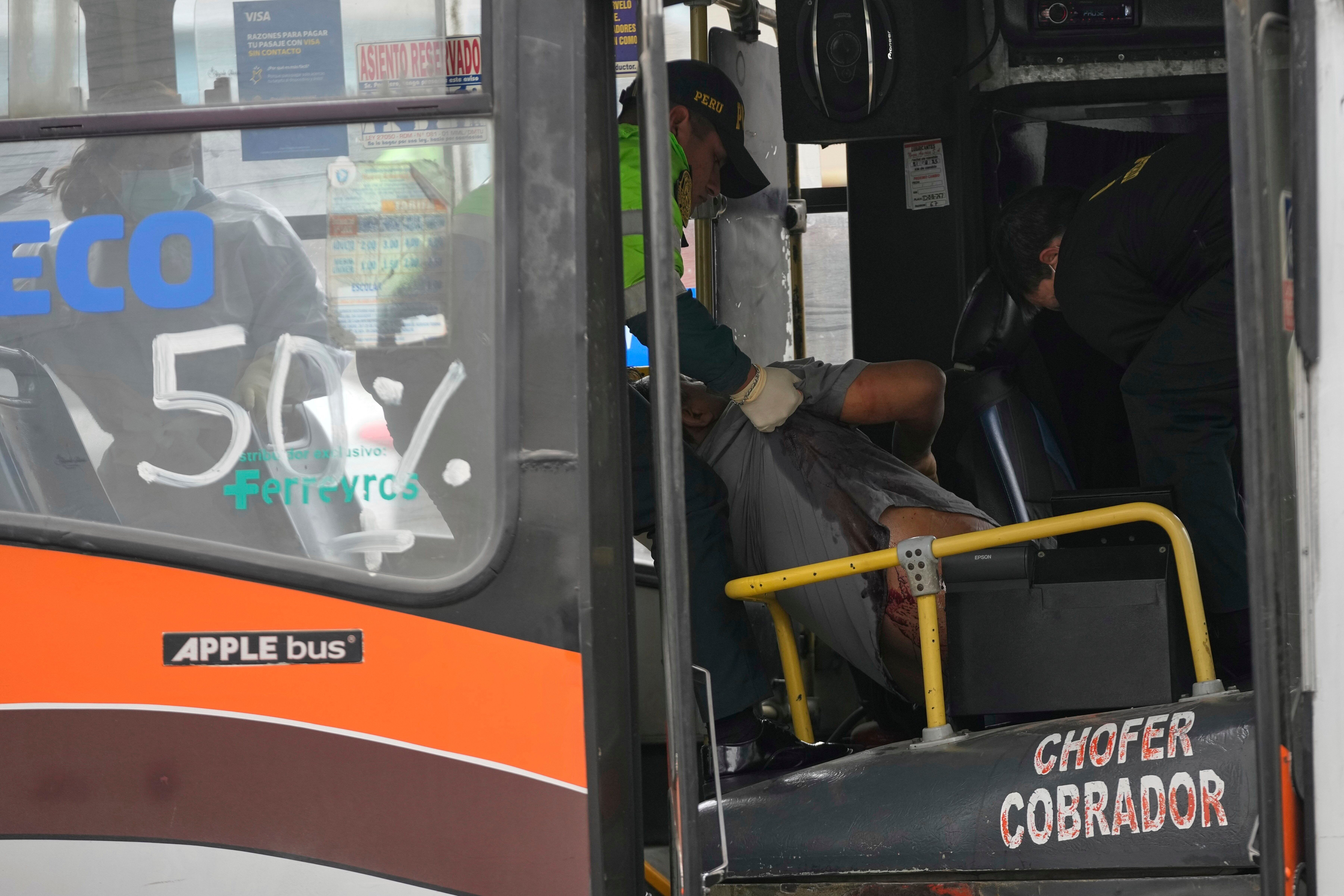 PERÚ-CHOFER-ASESINATO