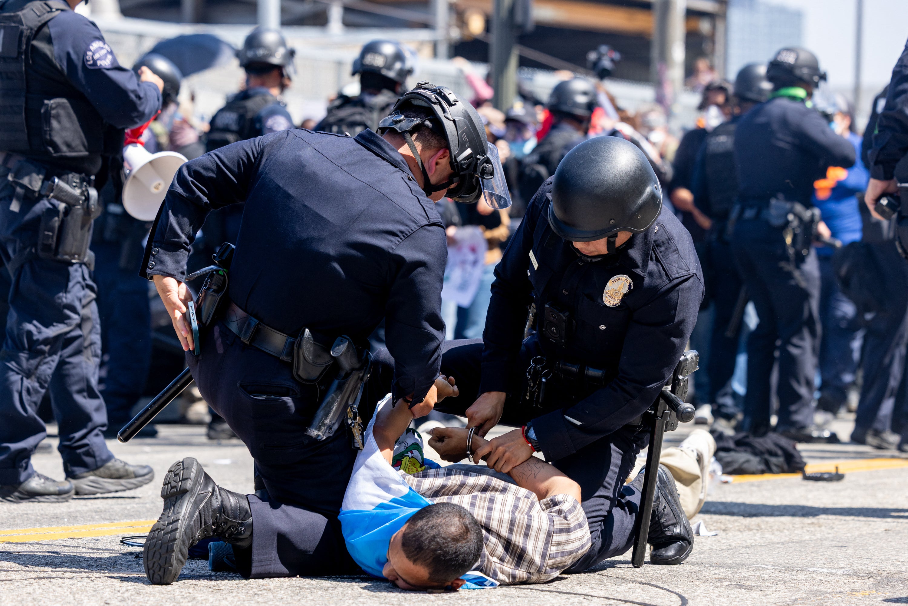 The Trump administration has vowed to ‘flood the zone’ after the Supreme Court’s ruling on ICE raids in Los Angeles, where federalized troops joined local police this summer to quash protests against immigration raids.