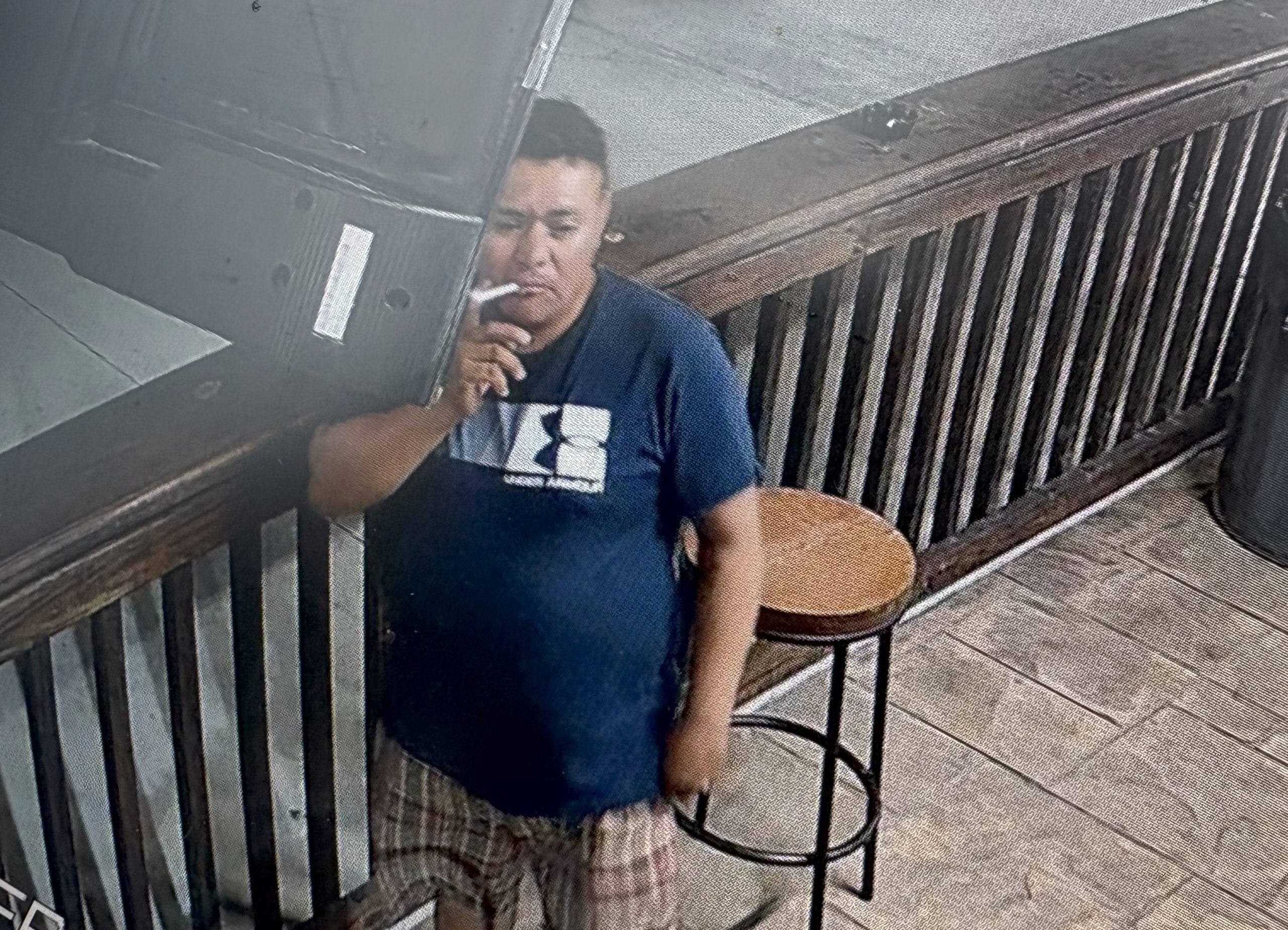 <p>Police released an image of a man wanted in connection with the shooting </p>