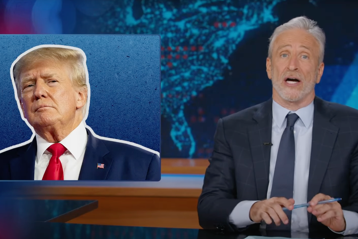 Jon Stewart has self-deprecating answer for why Donald Trump hasn’t tried to cancel him Jon Stewart has self-deprecating answer for why Donald Trump hasn’t tried to cancel him