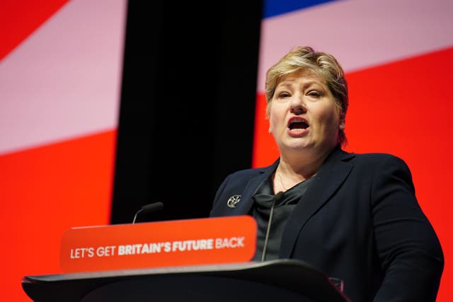 Dame Emily Thornberry has put herself forward for Labour’s deputy leadership (Peter Byrne/PA)