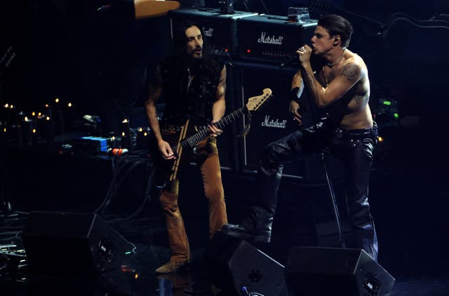 <p>YungBlud performs during a tribute for Ozzy Osbourne at the 2025 MTV Video Music Awards</p>