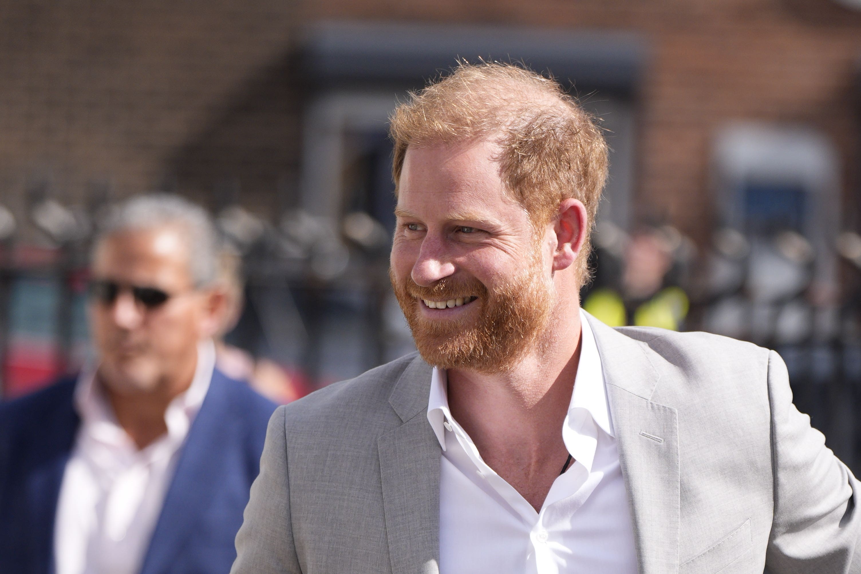 The Duke of Sussex arrived to cheers in Nottingham (Aaron Chown/PA)