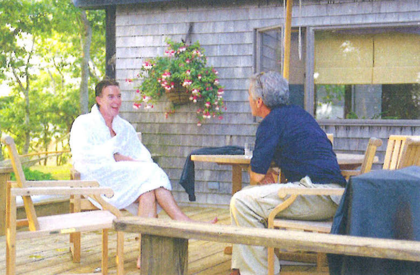 Peter Mandelson (left) with Jeffrey Epstein. Mandelson appears to have called Epstein as his 'best pal' in a birthday note