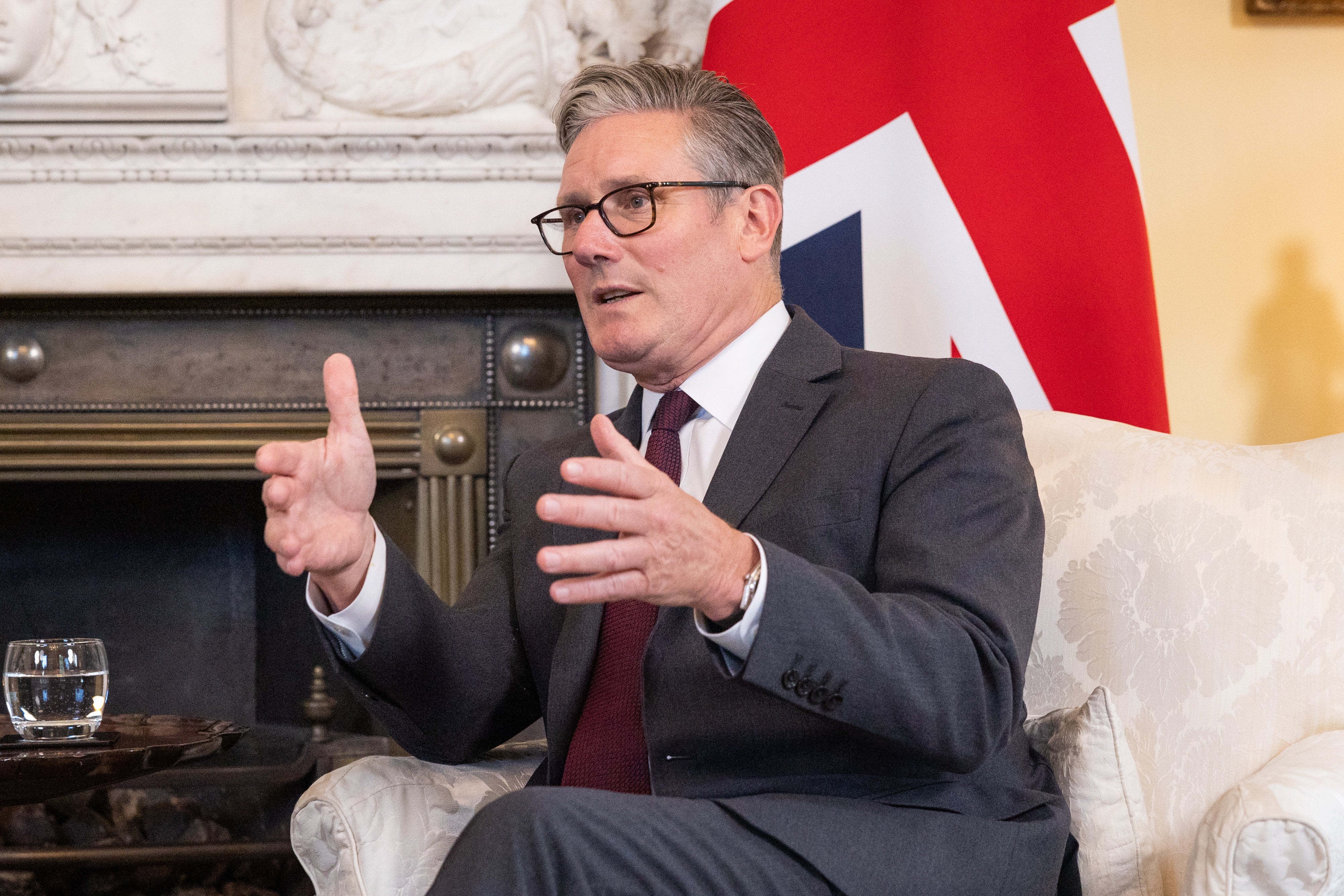 Sir Keir Starmer has rejected the country’s flag being used as a symbol of ‘violence, fear and division’ following Saturday’s ‘Unite The Kingdom’ protest