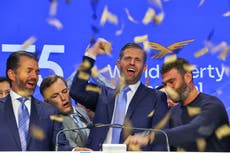 Eric Trump booted from cryptocurrency board after company talks with stock regulators