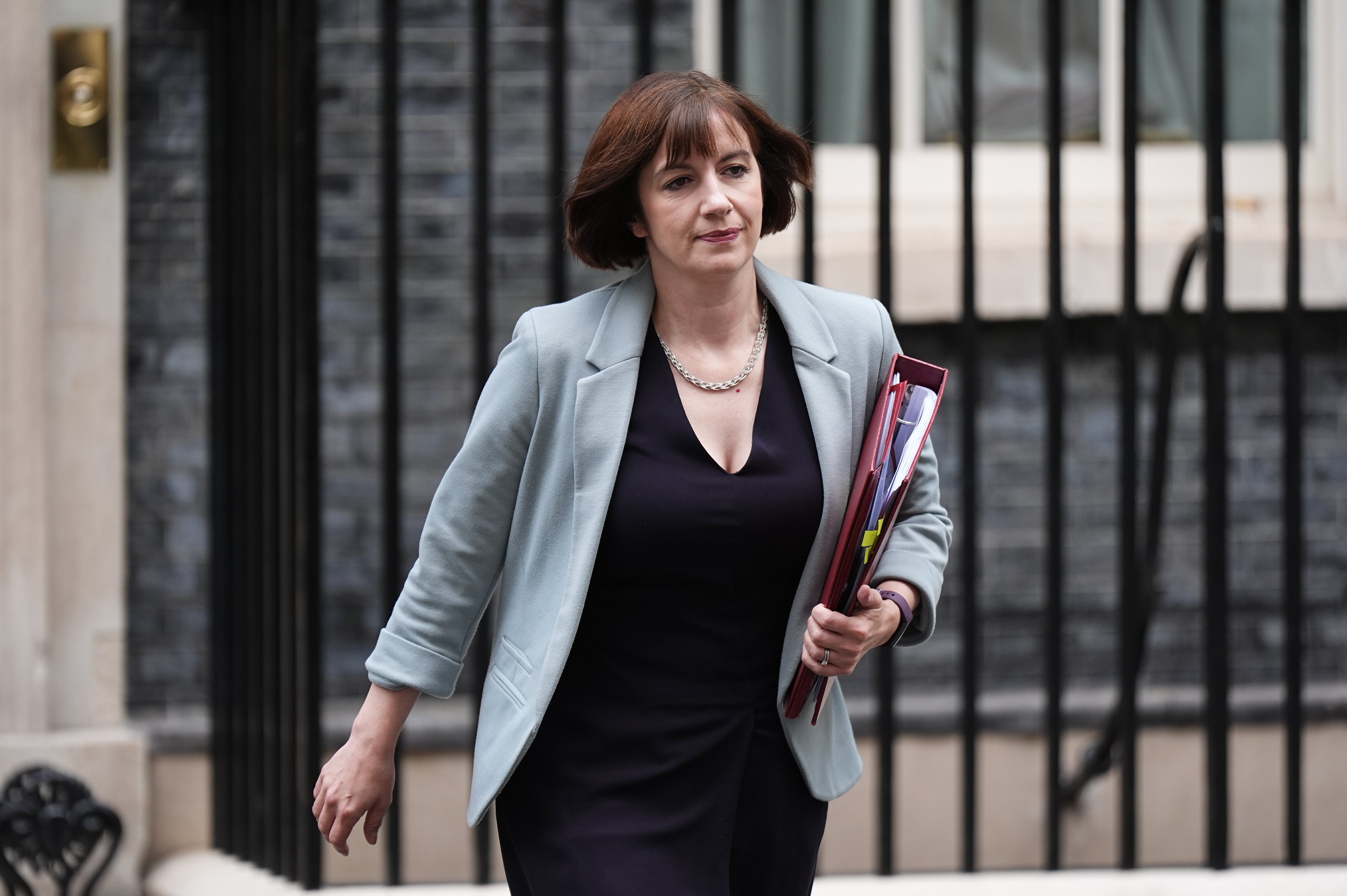 The education secretary leaving No 10 after a Cabinet meeting earlier this month