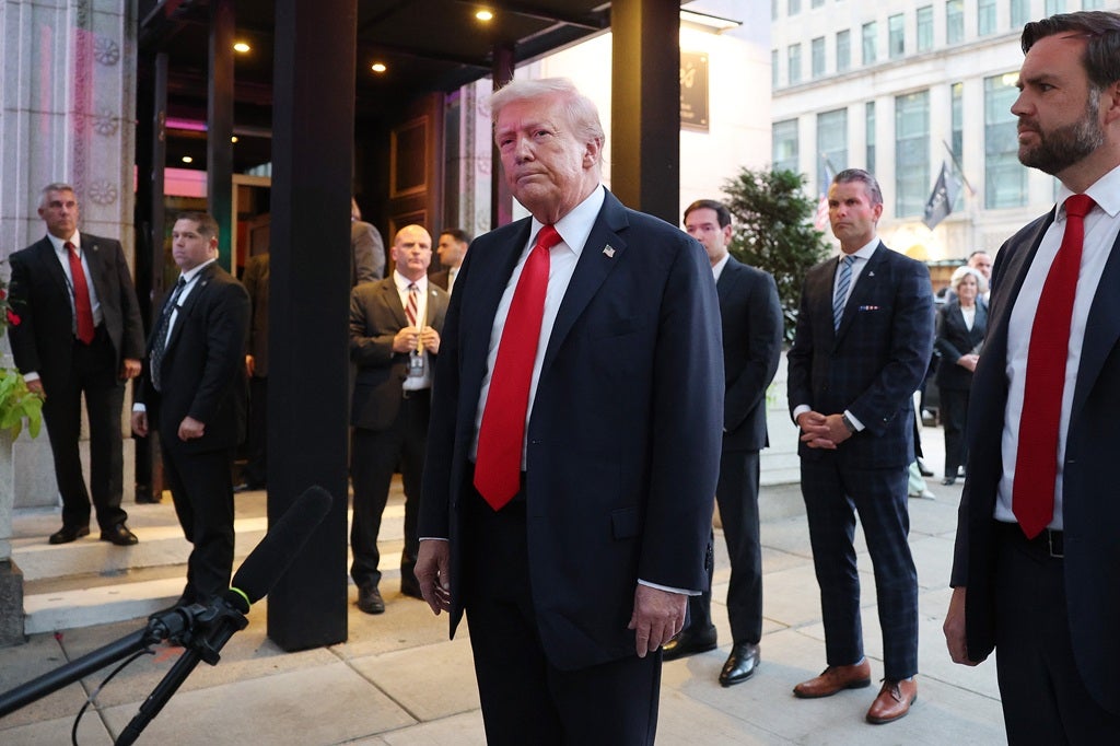 Donald Trump told members of the media on Tuesday evening that he would issue a full statement regarding the Israeli strike in Doha on Wednesday