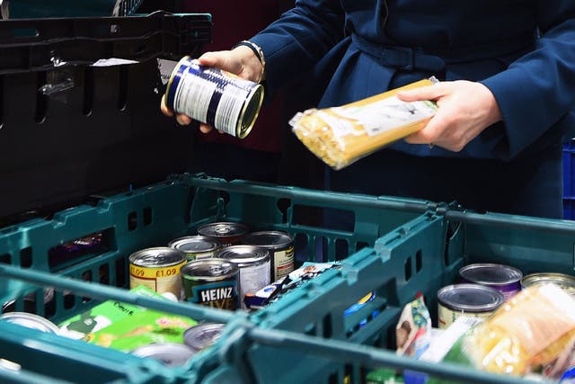The charity said there is much the Scottish Government can do ‘to deliver a tangible reduction in food bank need’ (PA)