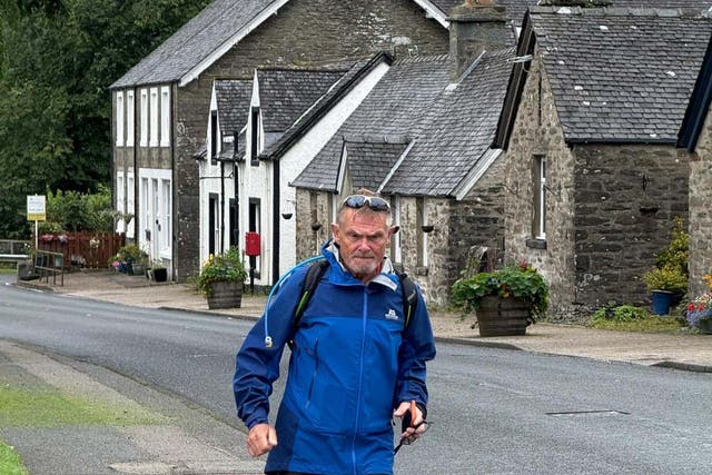 Steve James is aiming to complete the equivalent of 200 marathons in 200 days (Steve James/Exeter University/PA)