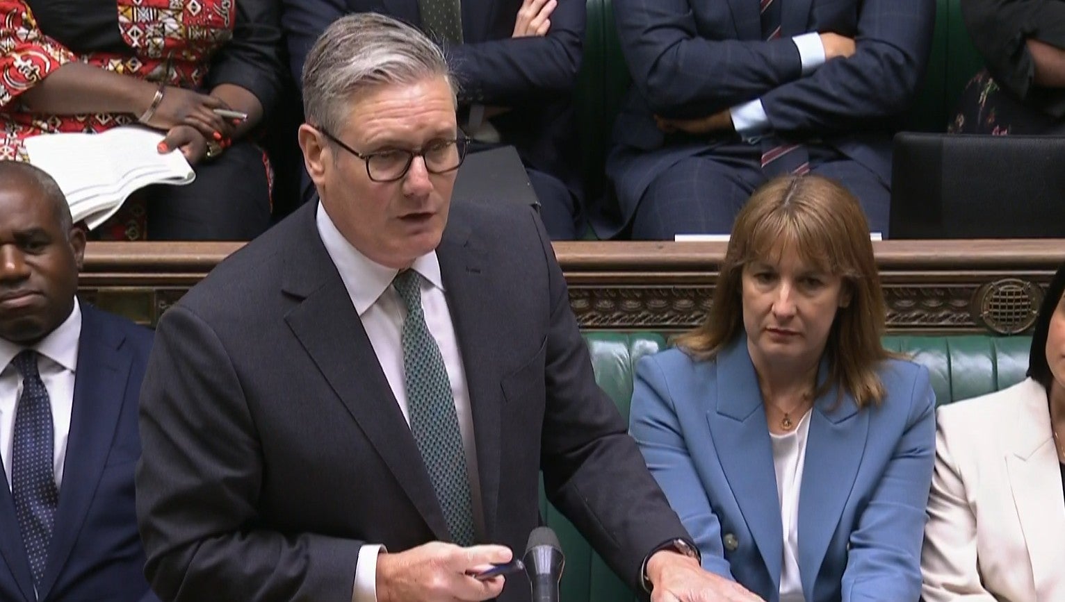 Starmer defended Mandelson in PMQs