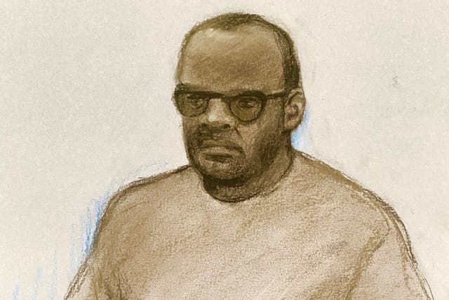 <p>Simon Levy, 40, appeared via videolink at the Old Bailey on Wednesday</p>