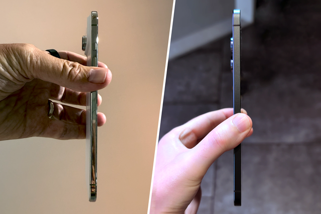 <p>One phone is 0.2mm thinner than the other, but can you tell which?</p>