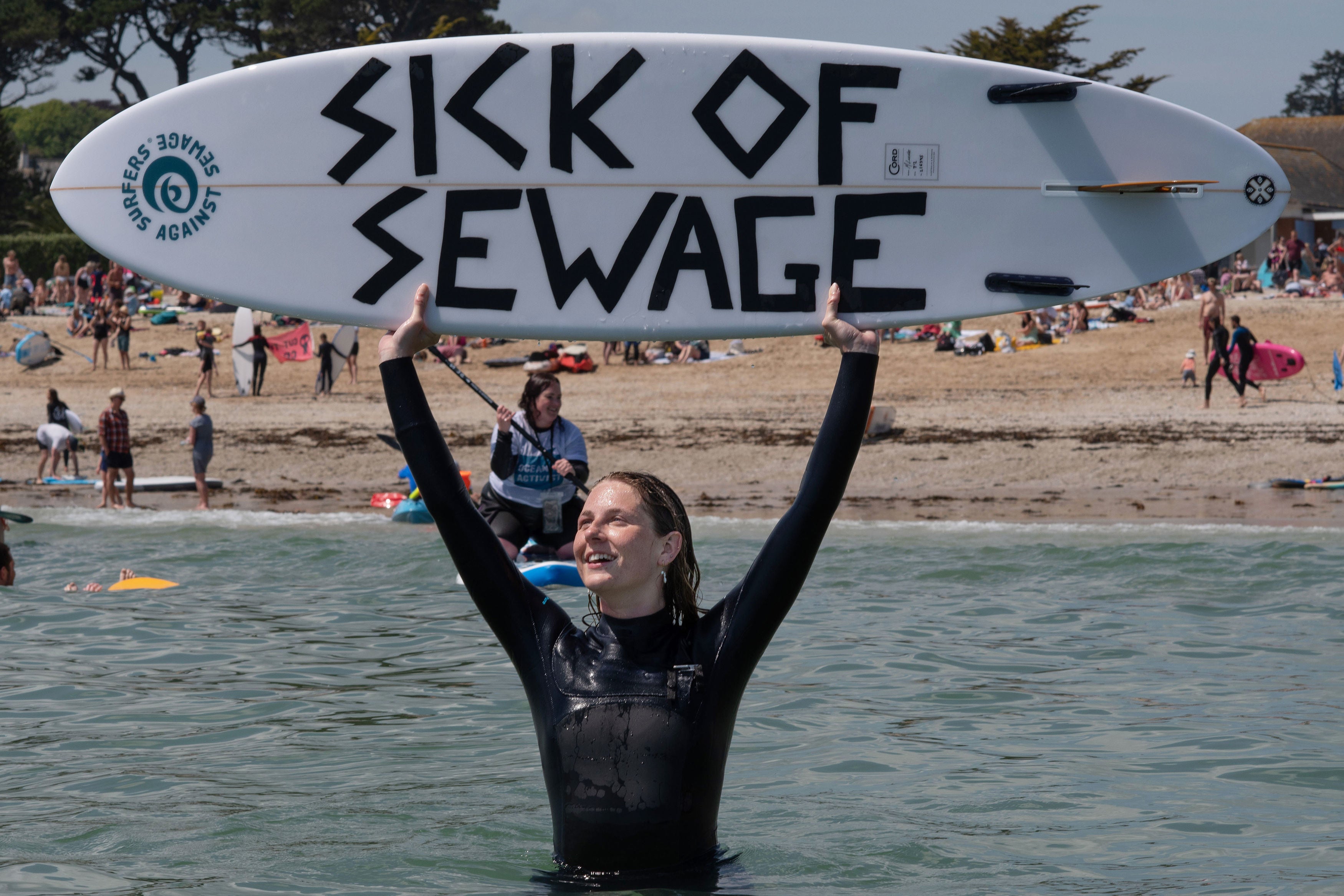 Environmental campaign group Surfers Against Sewage are campaigning for an end to unnecessary sewage spills