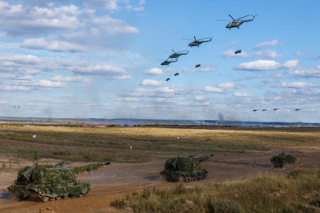 Russia Belarus Drills