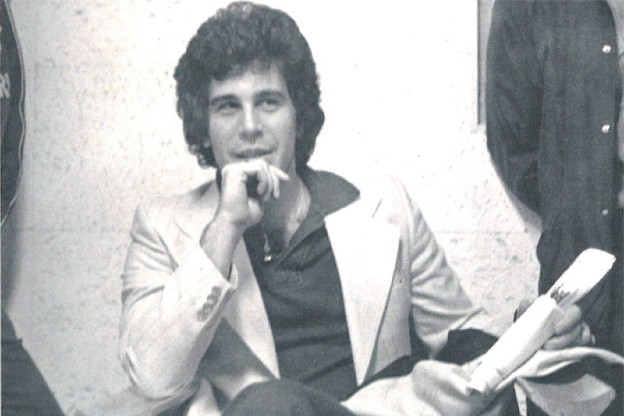 Jeffrey Epstein as a younger man, from the birthday card released by the House Oversight Committee