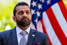 3 fired FBI officials sue Patel, saying he bowed to Trump administration's 'campaign of retribution'