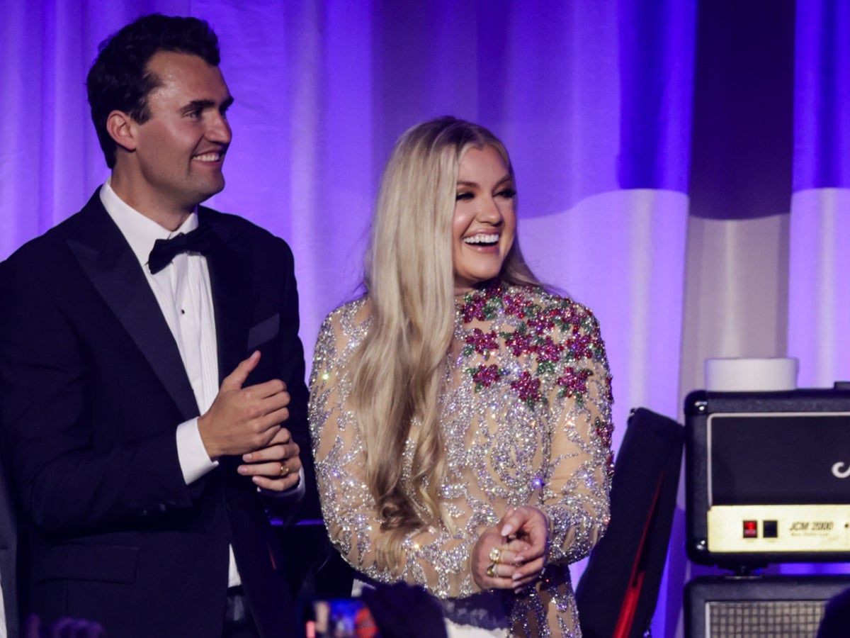 Charlie Kirk's wife Erika posted psalm about 'help in trouble' hours before his fatal shooting | The Independent