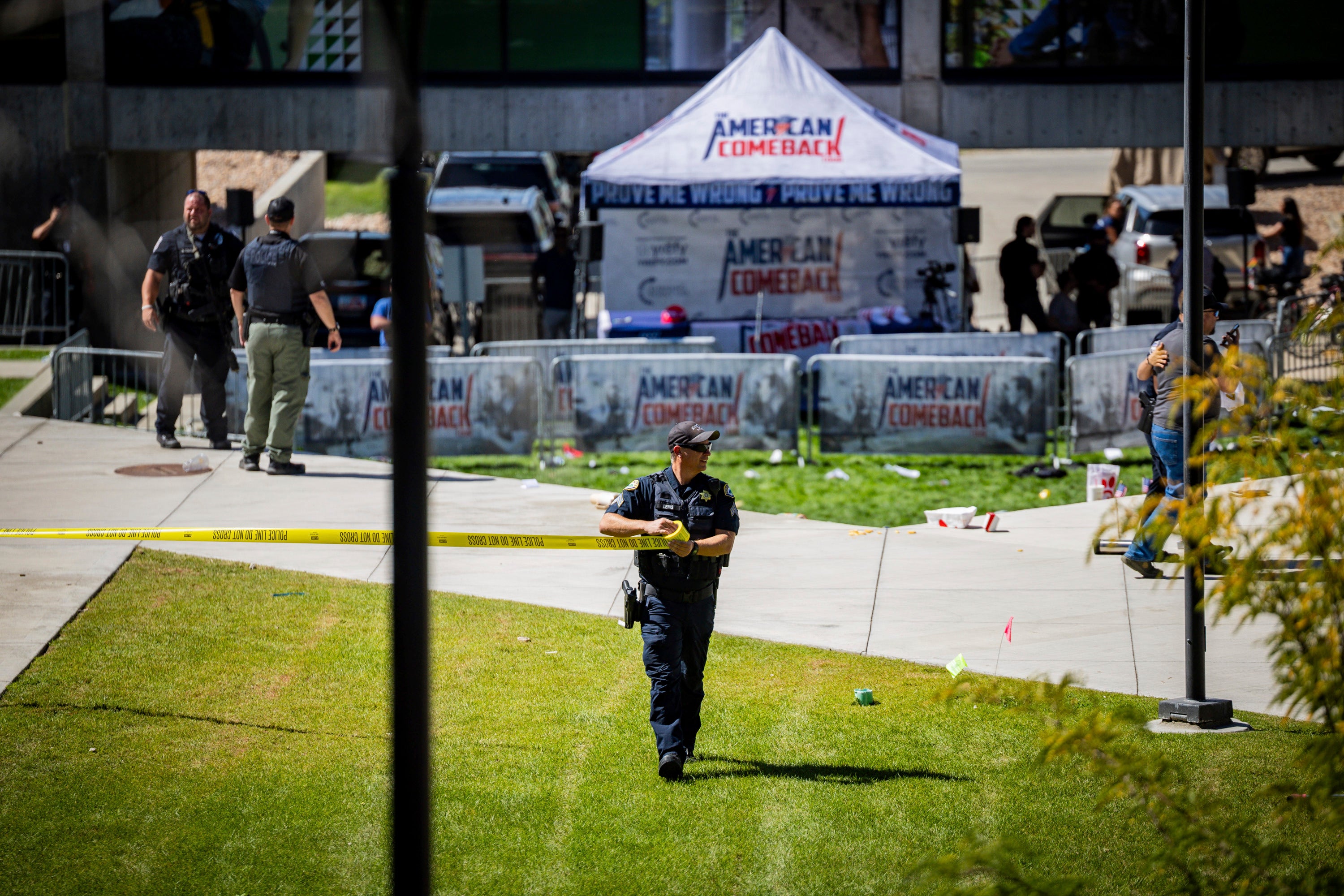 A person of interest in the shooting death of Charlie Kirk has been taken into custody, according to Utah Governor Spencer Cox