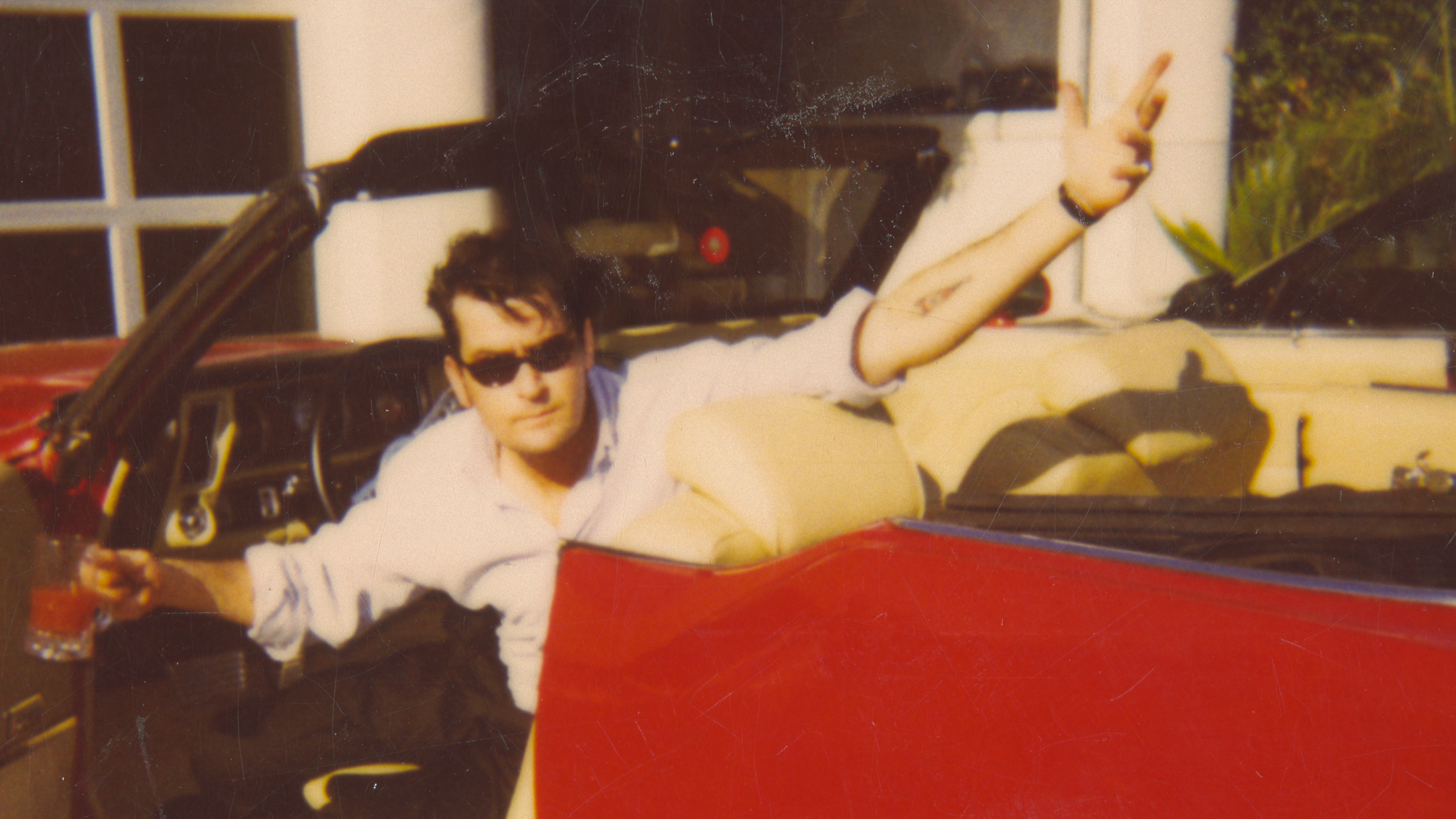 Charlie Sheen, as pictured in a promotional image for the documentary 'Aka Charlie Sheen'