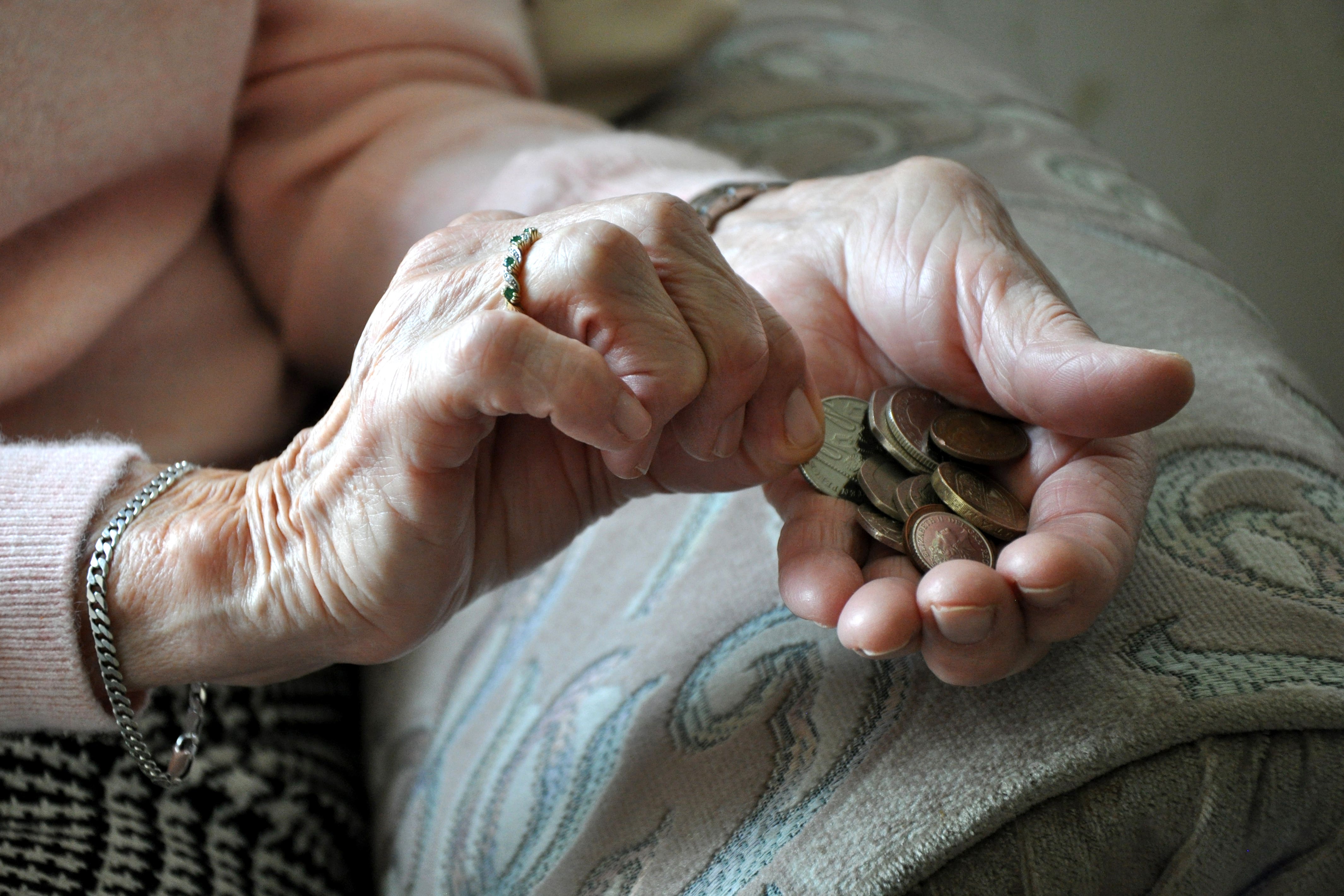 Two-fifths of pensioners on a low income had considered themselves to be middle- to high-earners for the bulk of their working lives before retirement, according to research for the Living Wage Foundation (picture posed by model/Kirsty O’Connor/PA)