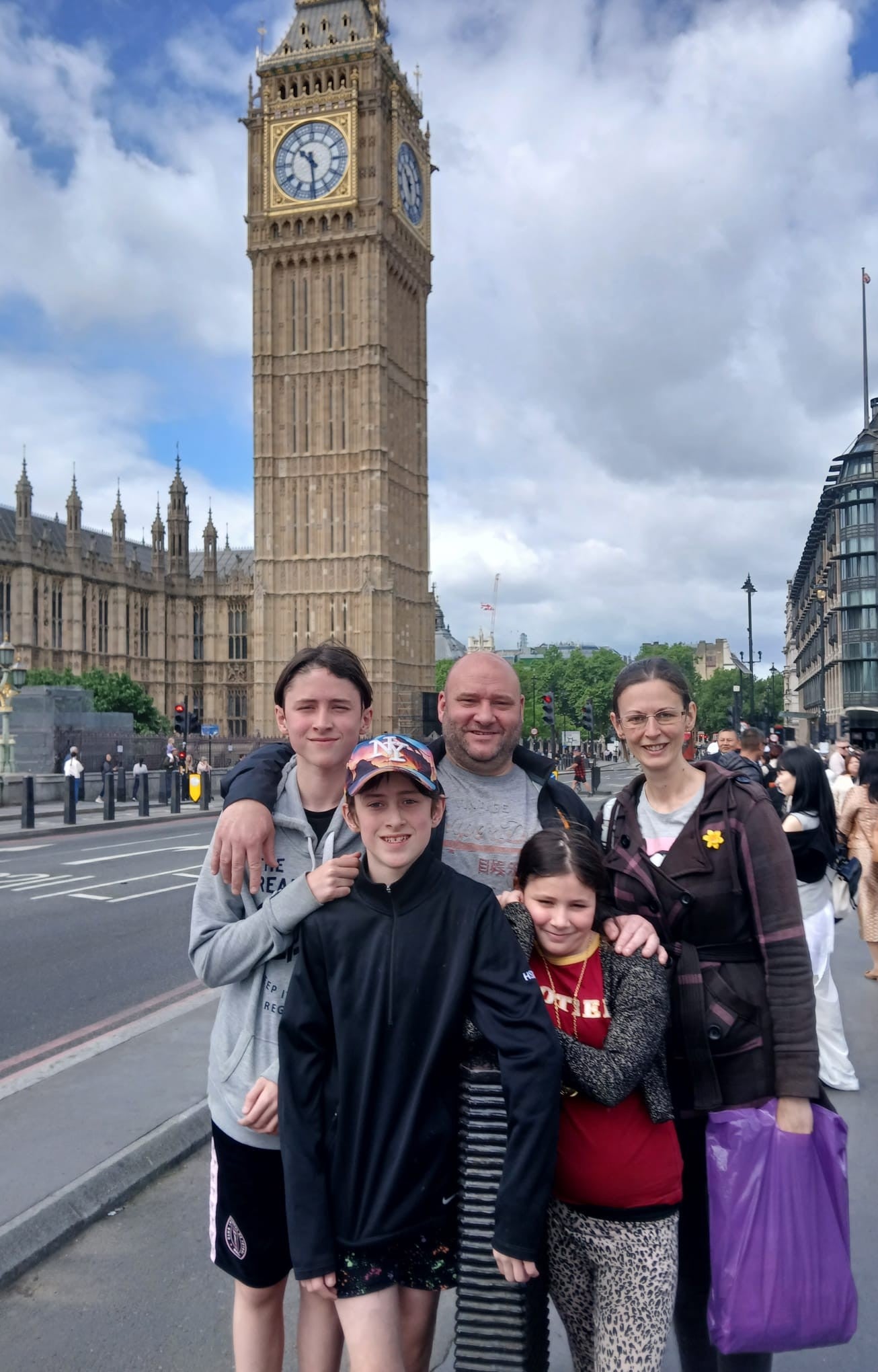 A family day out in London