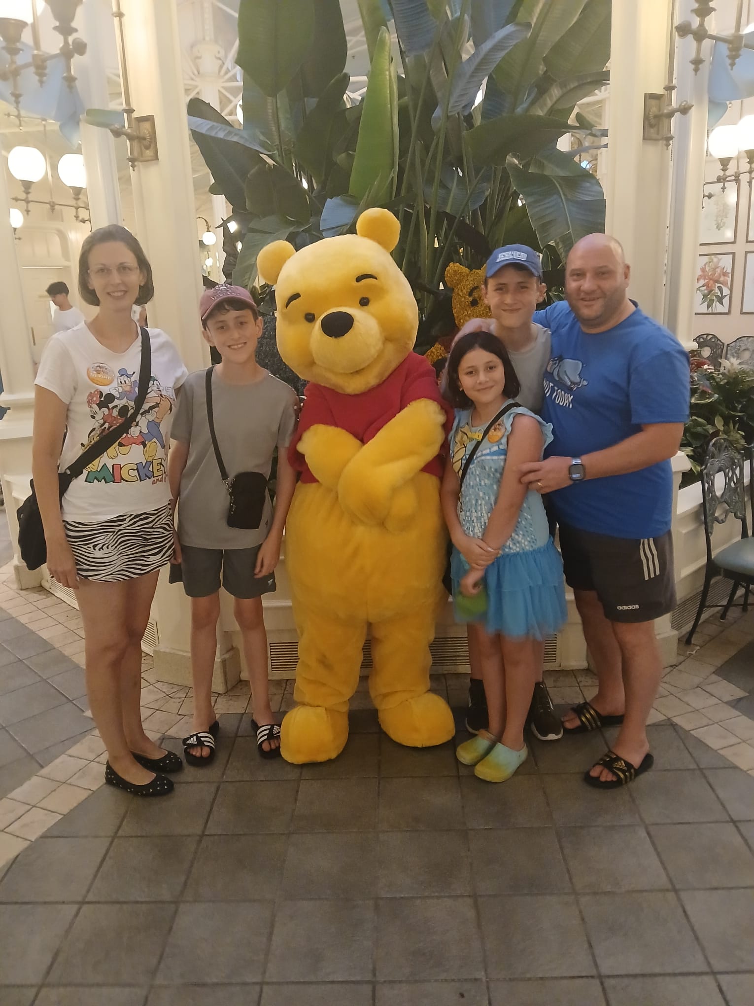 The Watkins family on holiday in Florida