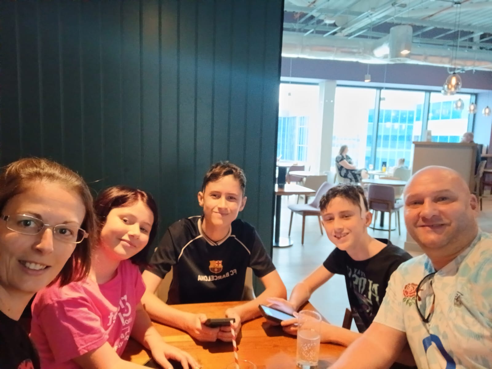 The Watkins family while enjoying a day out