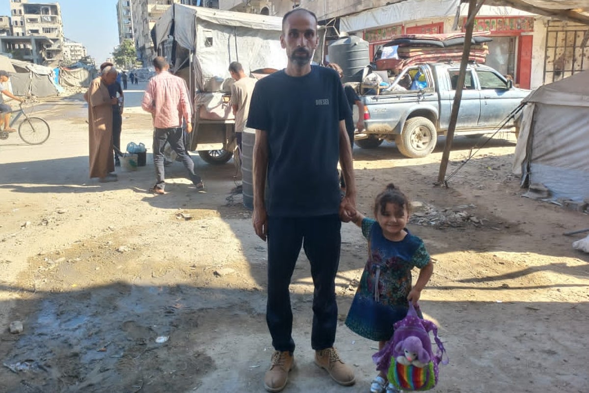 My evacuation from Gaza City: ‘I told my terrified toddler we’re going camping’