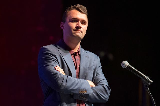 <p>Charlie Kirk was shot and killed on Wednesday</p>