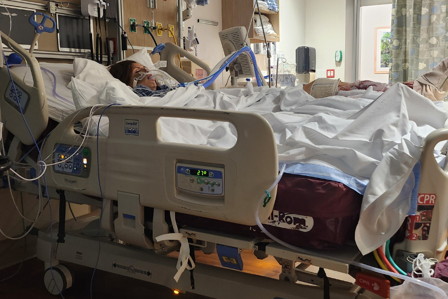 Gallagher is still recovering in hospital