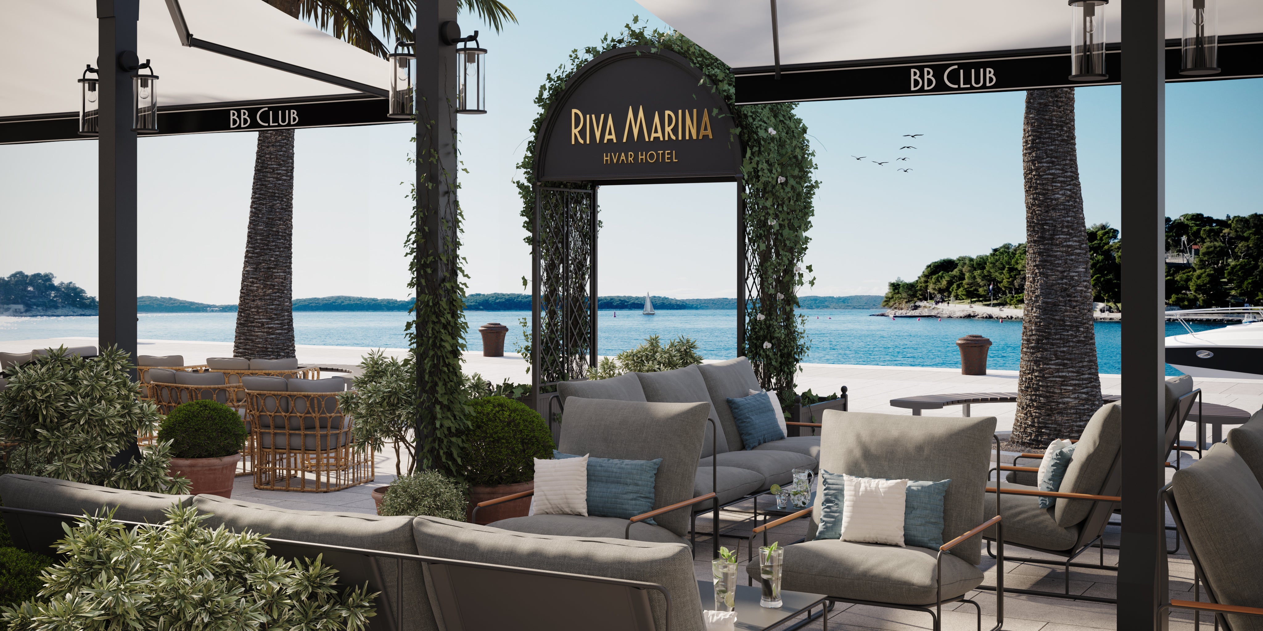 Guests at the Riva Marina hotel are directed to the best spots on Hvar to enjoy its legendary quantities of sunshine by a Sun Catcher Concierge