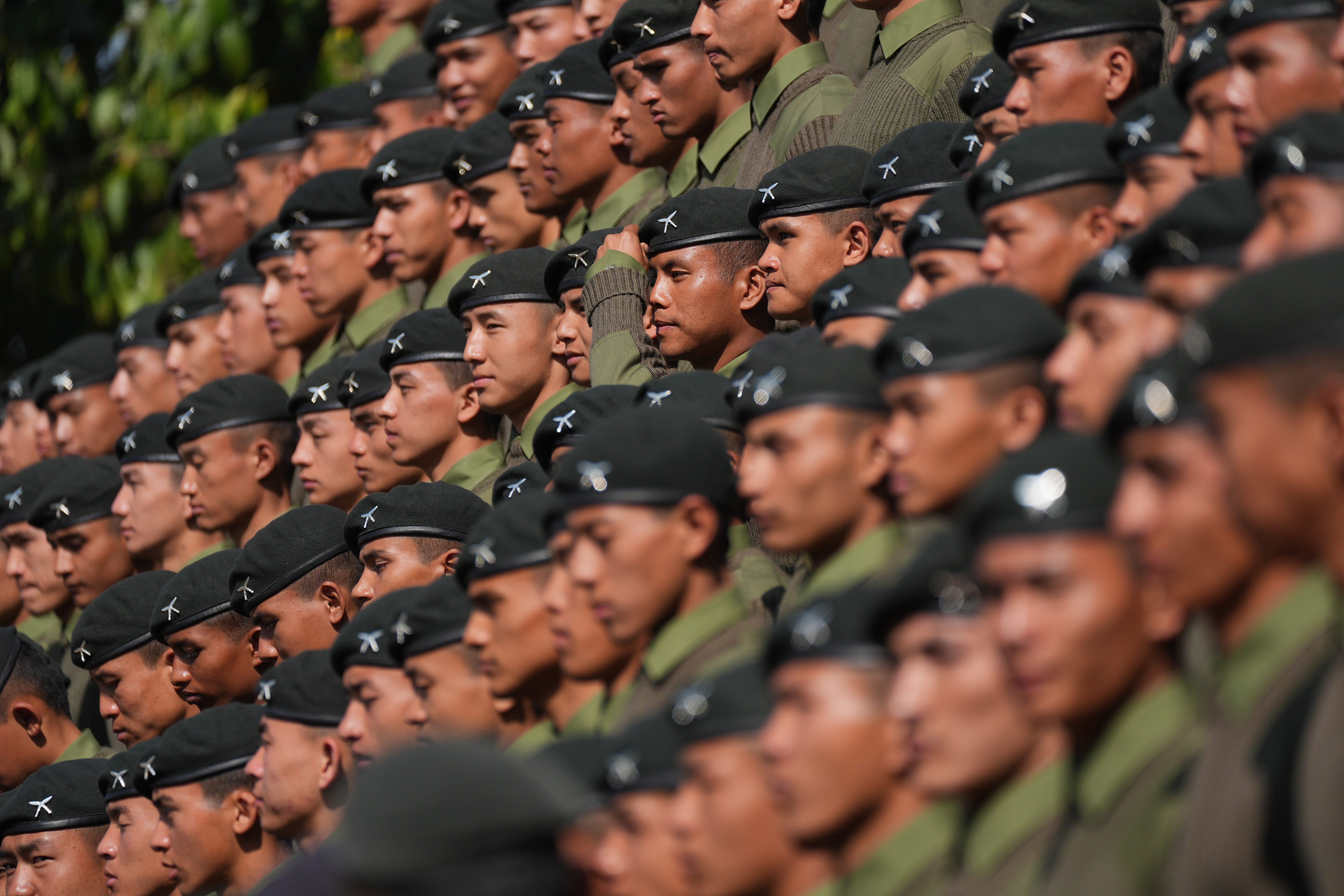 Gurkhas have served in the British military for more than 200 years (PA/Yui Mok)