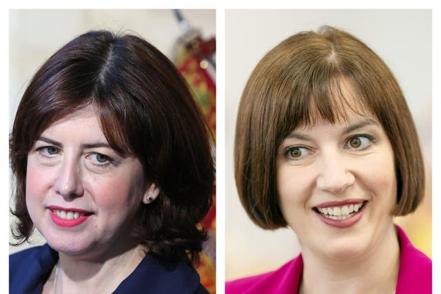 <p>Lucy Powell, left, will go head to head with Bridget Phillipson for the Labour deputy leadership </p>