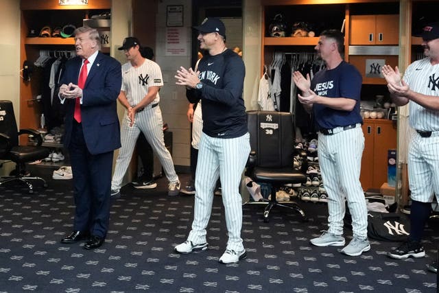 <p>The president was back in New York on Thursday for a Yankee game set to commemorate September 11th  </p>