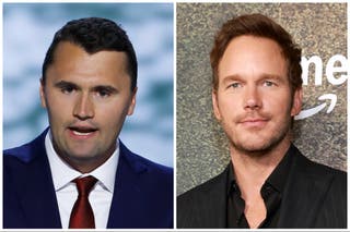 Charlie Kirk shooting: Chris Pratt, Meghan McCain and Piers Morgan lead