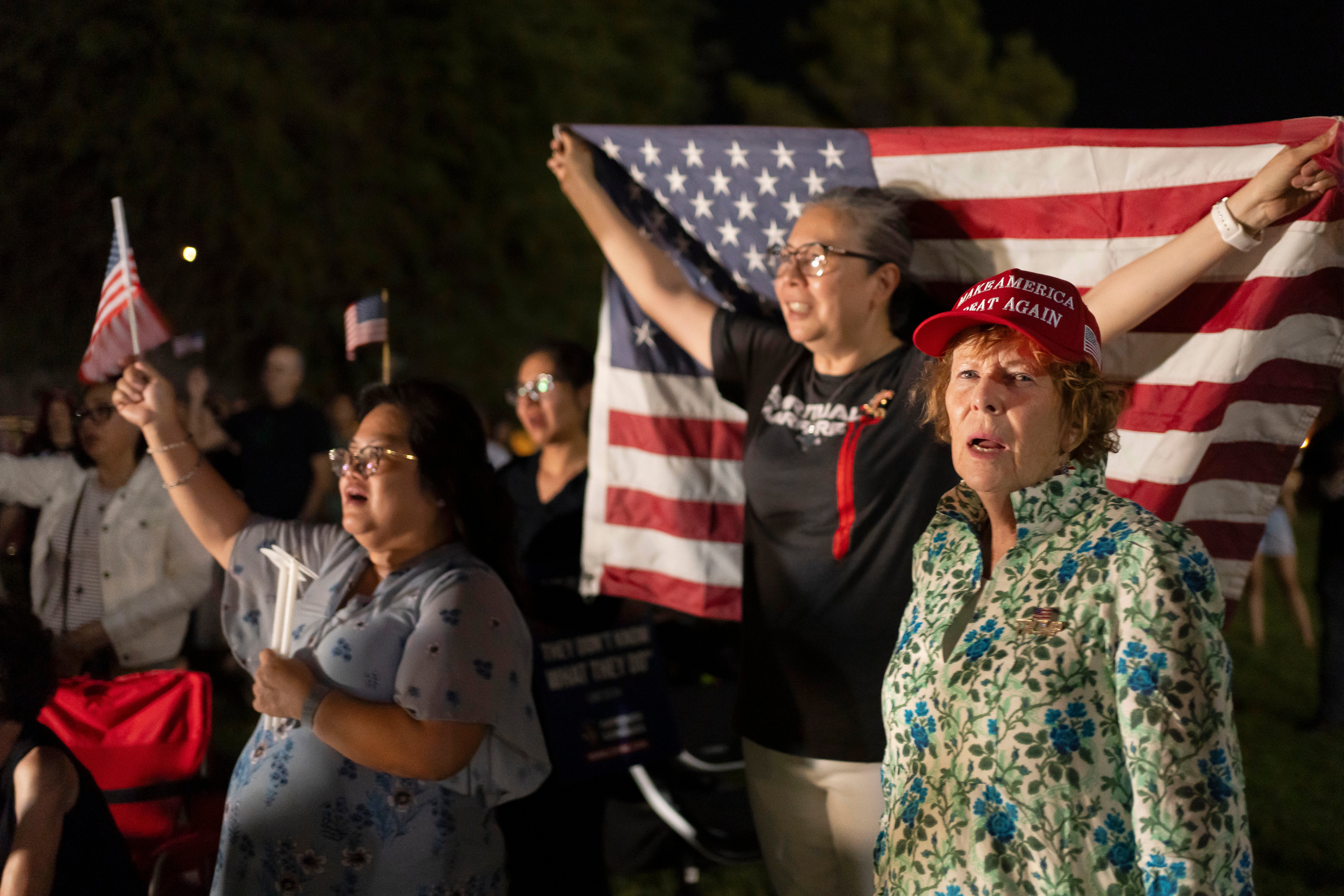 Arizonans mourn Turning Point USA Founder Charlie Kirk during a prayer vigil at Desert Horizon Park