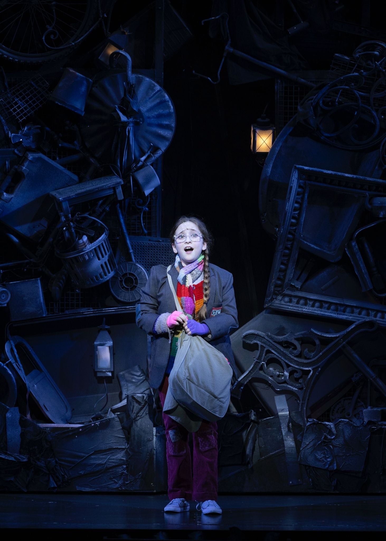 Jessie-Lou performing in Charlie and The Chocolate Factory
