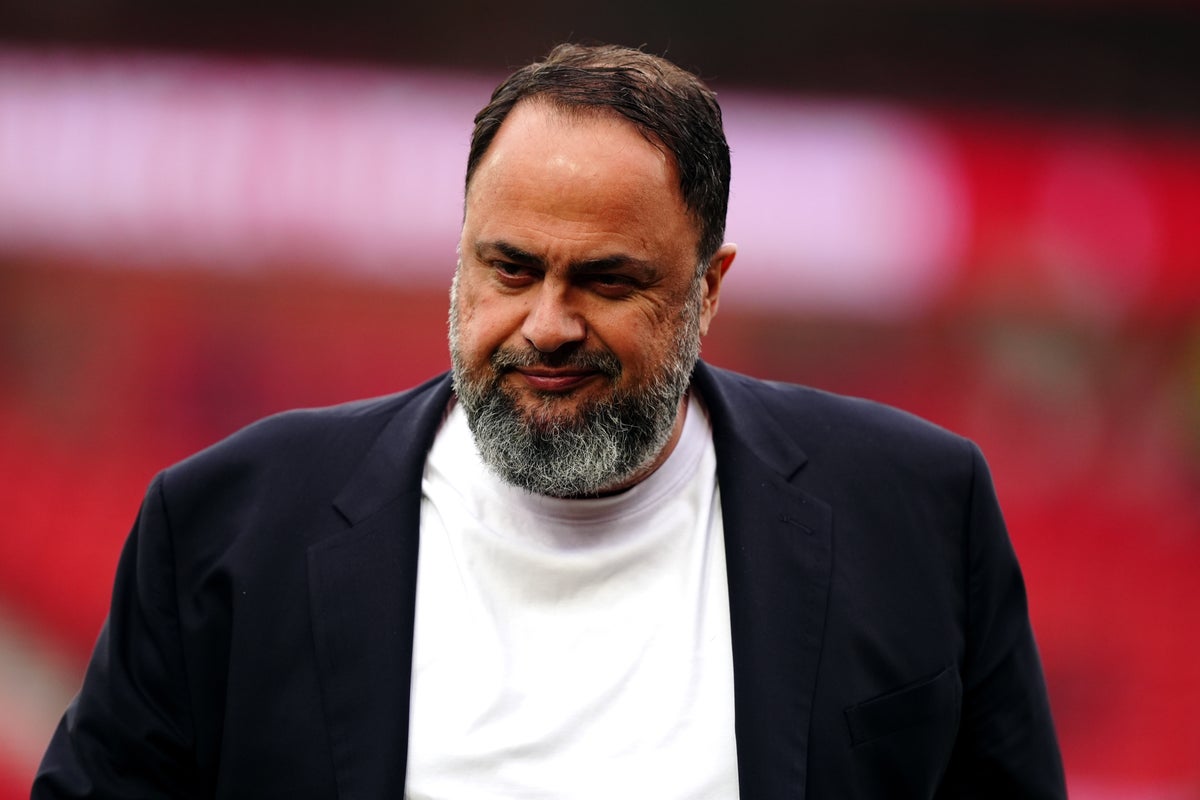 Crystal Palace charged over fans’ Evangelos Marinakis banner
