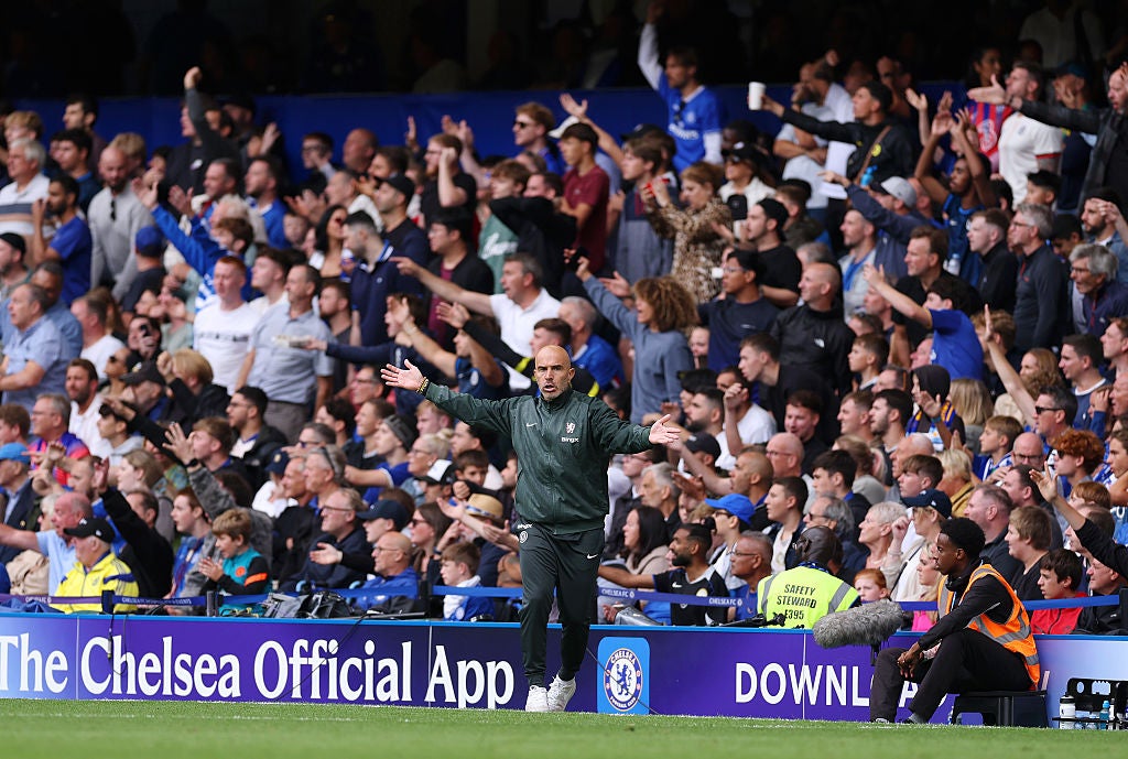 Enzo Maresca has led the Blues to two wins from their opening four Premier League matches this season