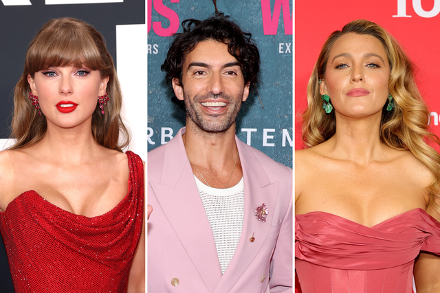 <p>Taylor Swift ha accedido a entregar evidencias en la batalla legal de Justin Baldoni con Blake Lively (derecha)</p>