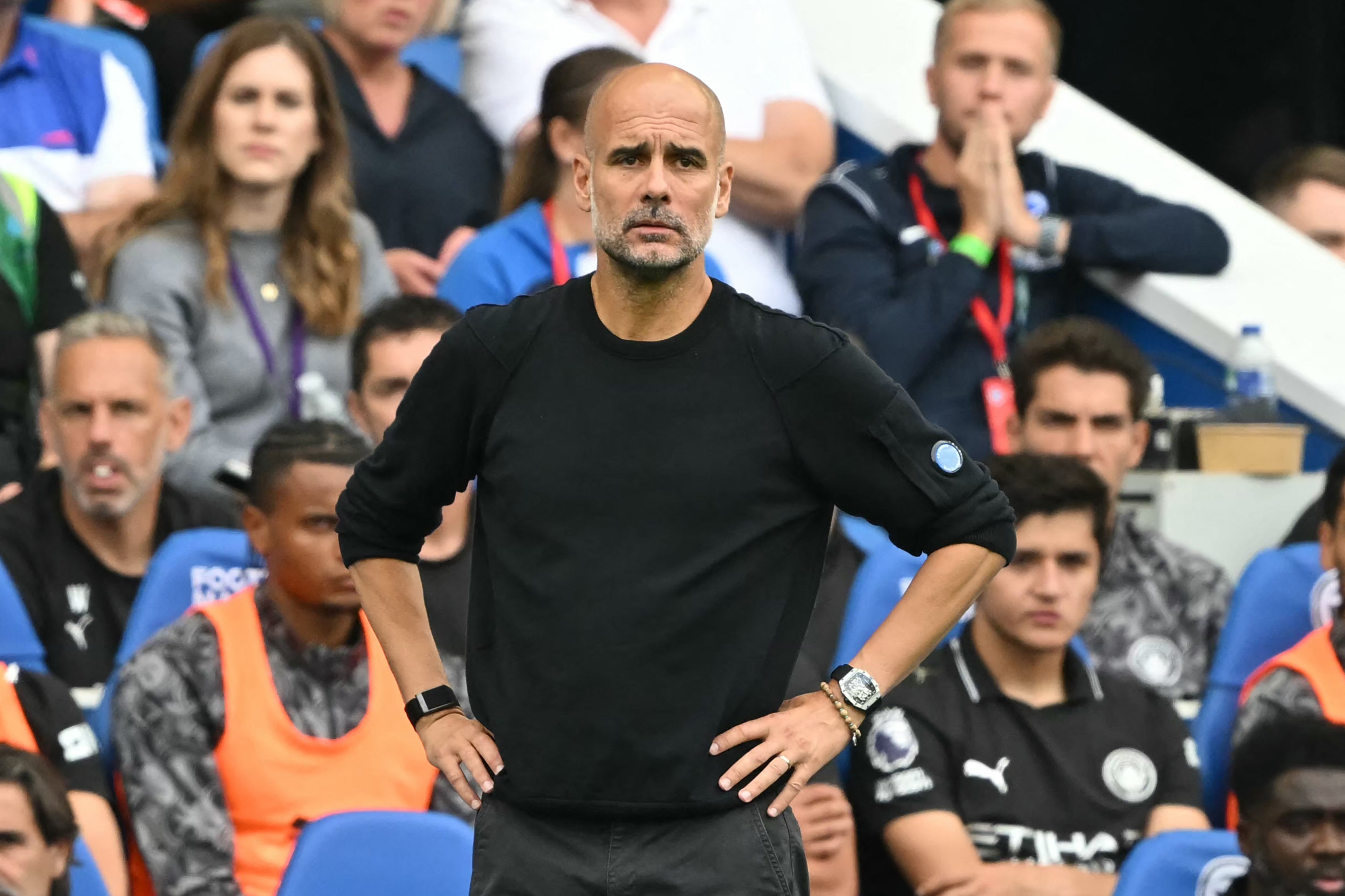A reconstrução do Manchester City de Pep Guardiola ainda não foi bem -sucedida, traz imprevisibilidade para Derby