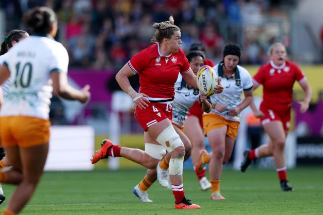 <p>Sophie de Goede was outstanding for Canada in Bristol</p>