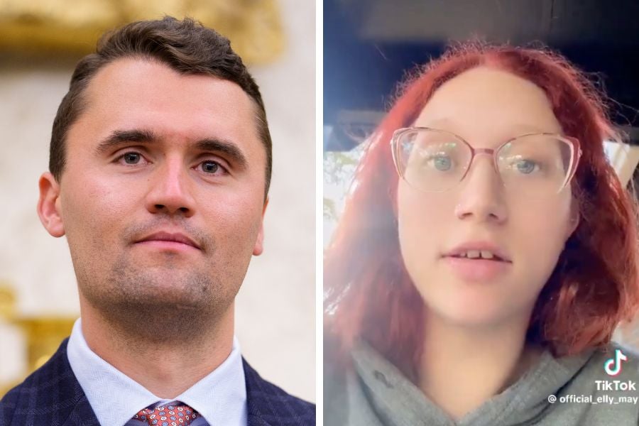MAGA supporter Ellie May is calling on President Donald Trump to reinstate the Cold War-era Smith‑Mundt Act after Charlie Kirk's death