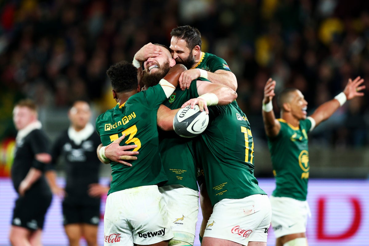 New Zealand vs South Africa live: Result and reaction Springboks ...