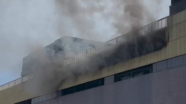 <p>London Fire Brigade sent 10 fire engines and a 32-metre turntable ladder to the blaze at a multi-storey car park at Westfield Stratford City</p>