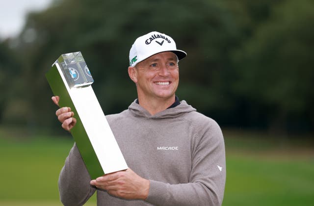 <p>Alex Noren won the  BMW PGA Championship for the second time in his career</p>